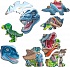 Пазл Счастливые динозавры 43 элемента  - миниатюра №2